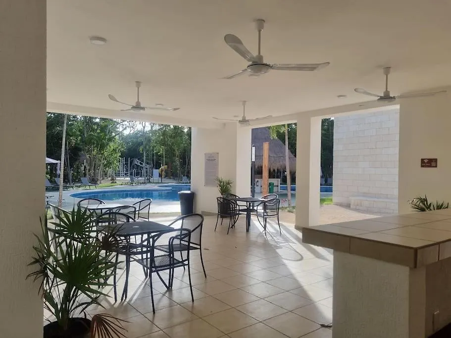 Hermoso Condominio Con Alberca En Puerto Morelos Apartment