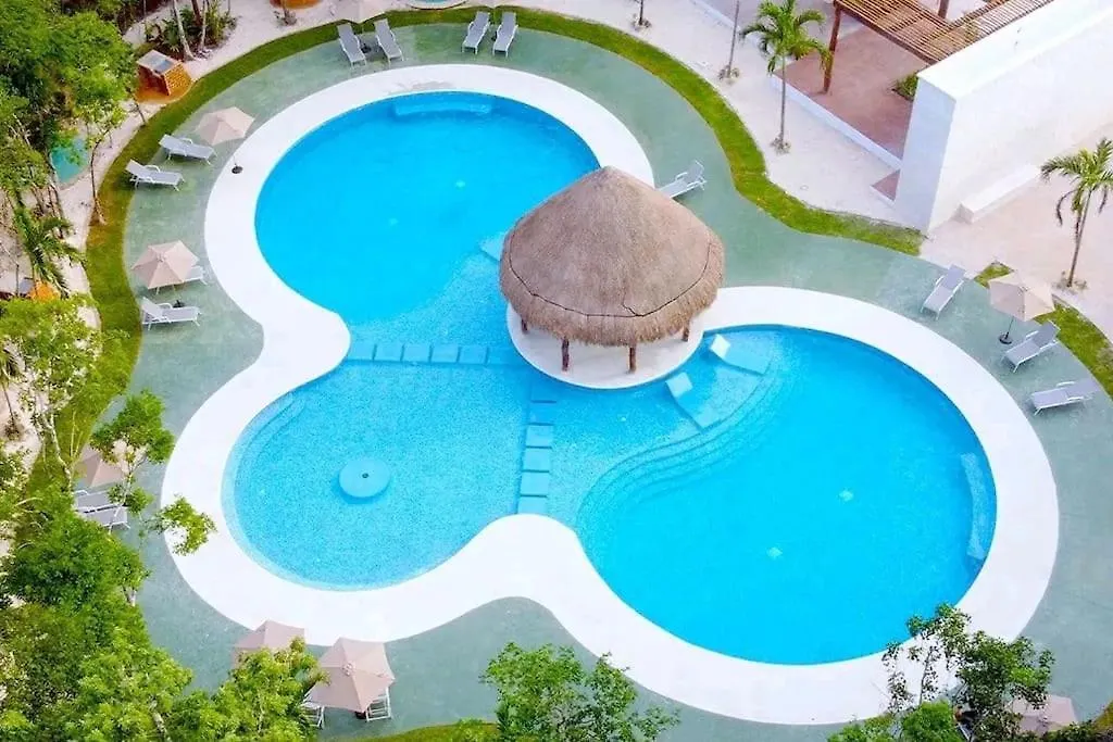 Hermoso Condominio Con Alberca En Puerto Morelos Apartment